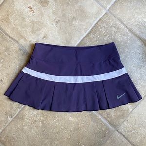 Nike Dri-Fit Tennis Skirt Deep Purple Size Medium